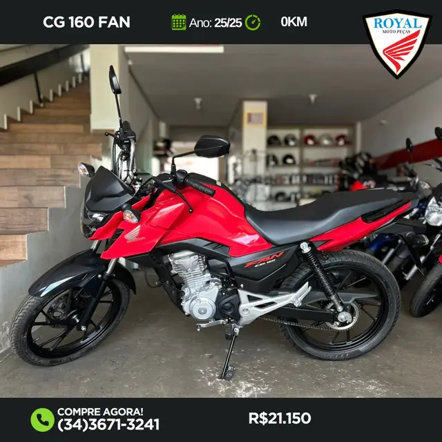 Moto Honda CG 160 2025 Fan