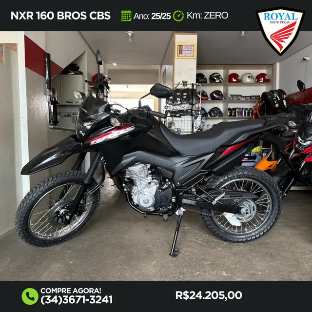 Moto Honda NXR 160 2025 Bros Flex