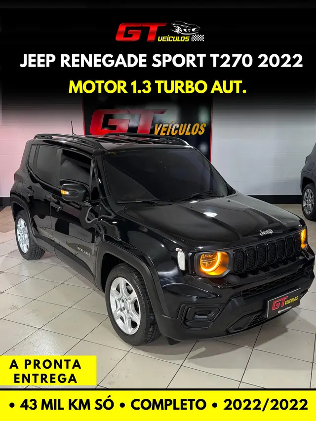 Carro Jeep Renegade 2022 Sport T270 4x2 AT6