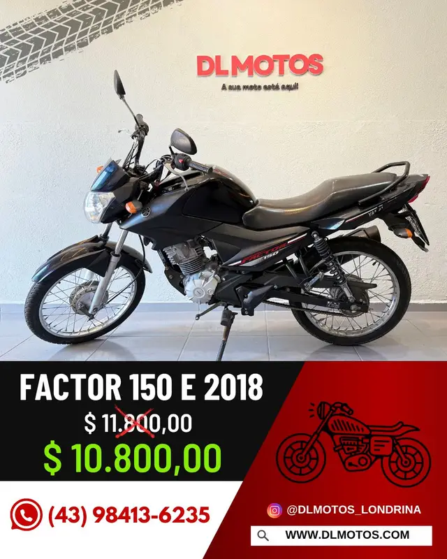 Moto Yamaha YBR 150 Factor 2018 E (Flex)