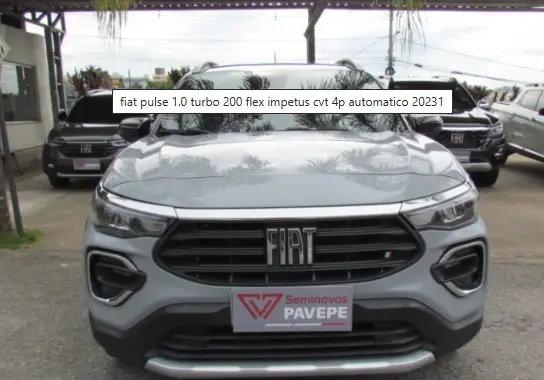 Carro Fiat Pulse 2023 Impetus 200 Turbo (flex) (aut)