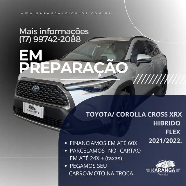 Carro Toyota Corolla Cross 2022 XRX Hybrid 1.8 (flex) (Aut)