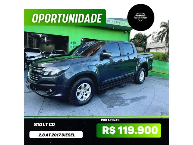 Carro Chevrolet S10 Cabine Dupla 2017 S10 2.8 CTDI LT 4WD (Cabine Dupla) (Aut)
