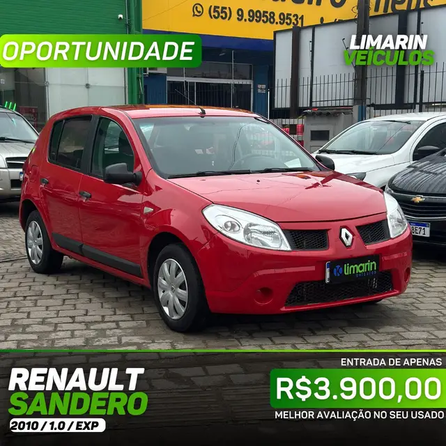 Carro Renault Sandero 2010 Expression 1.0 16V (flex)