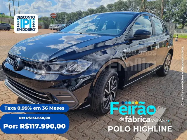 Carro Volkswagen Polo 2025 Highline TSI 1.0 Flex 12V Aut.