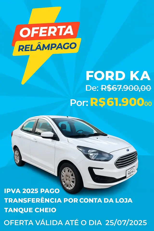 Carro Ford Ka Sedan 2021 SE Plus 1.5 12v (Flex)