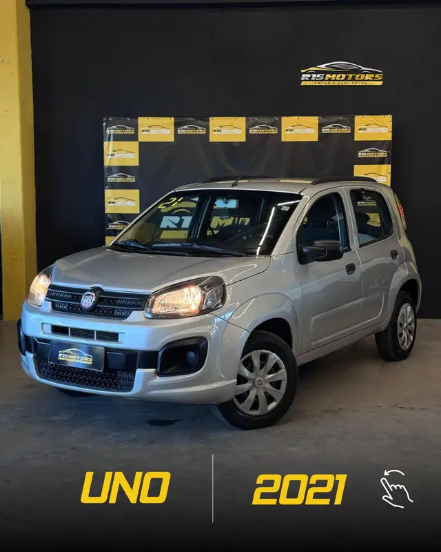 Carro Fiat Uno 2021 Drive 1.0 Firefly (Flex)