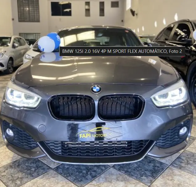 Carro BMW 125i 2016 125i M Sport ActiveFlex