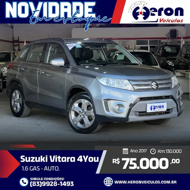 Carro Suzuki Vitara 2017 1.6 4YOU (Aut)