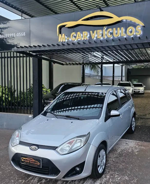 Carro Ford Fiesta Hatch 2014 SE 1.0 RoCam (Flex)