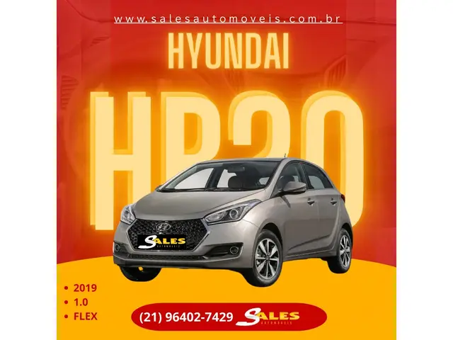 Carro Hyundai HB20 2019 1.0 Comfort Plus (Flex)