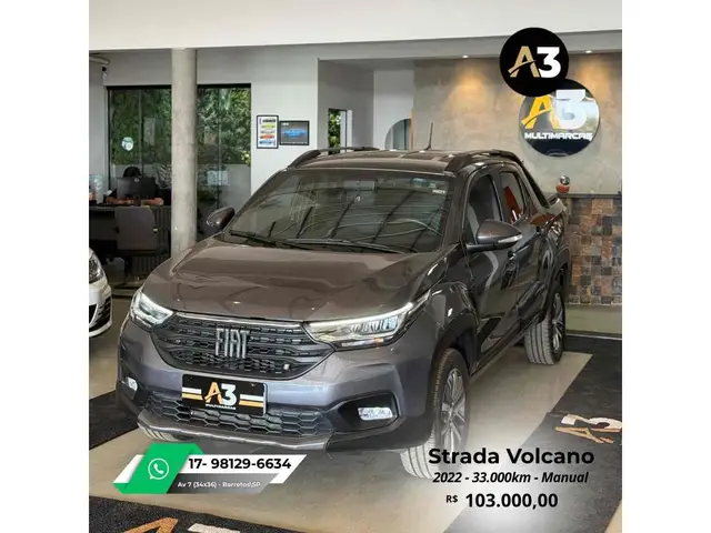 Carro Fiat Strada 2022 Volcano 1.3 CD (Flex)