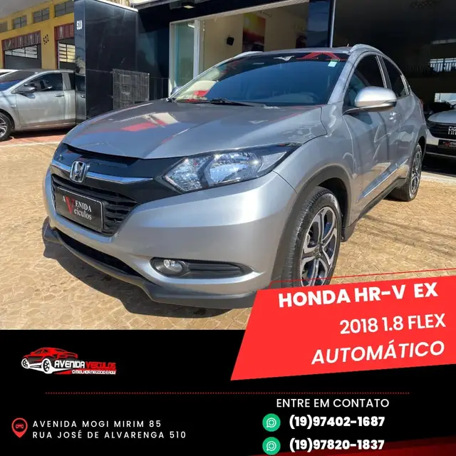 Carro Honda HR-V 2018 EX CVT 1.8 I-VTEC FlexOne