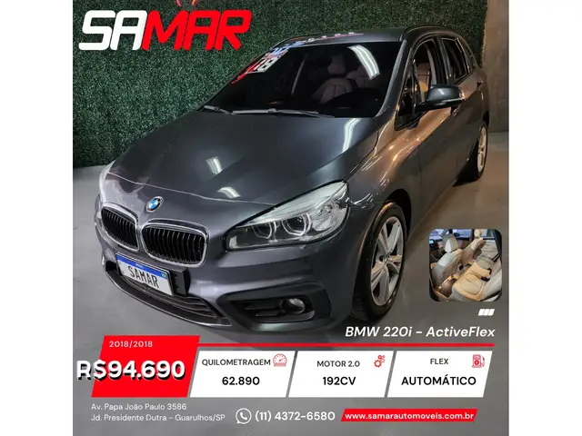 Carro BMW 220i Active Tourer 2018 220i CAT GP ActiveFlex