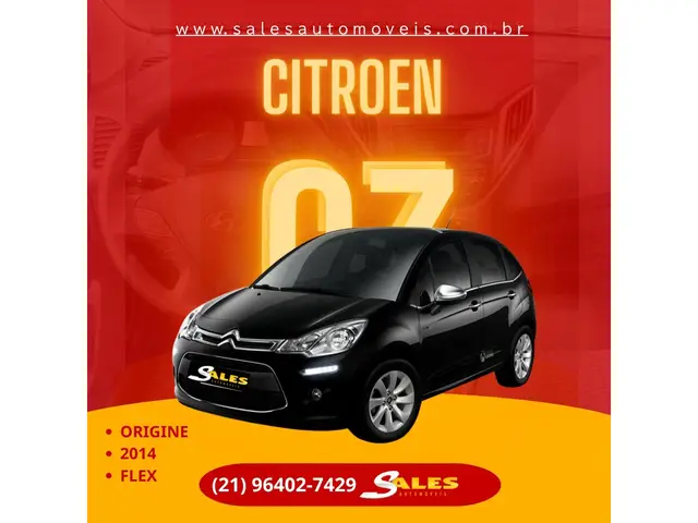 Carro Citroën C3 2014 Origine 1.5 8V (Flex)