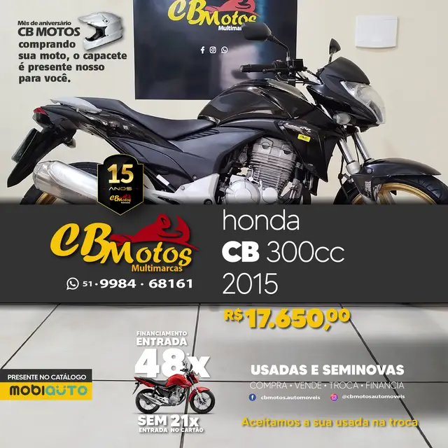 Moto Honda CB 300R 2015 (ABS)
