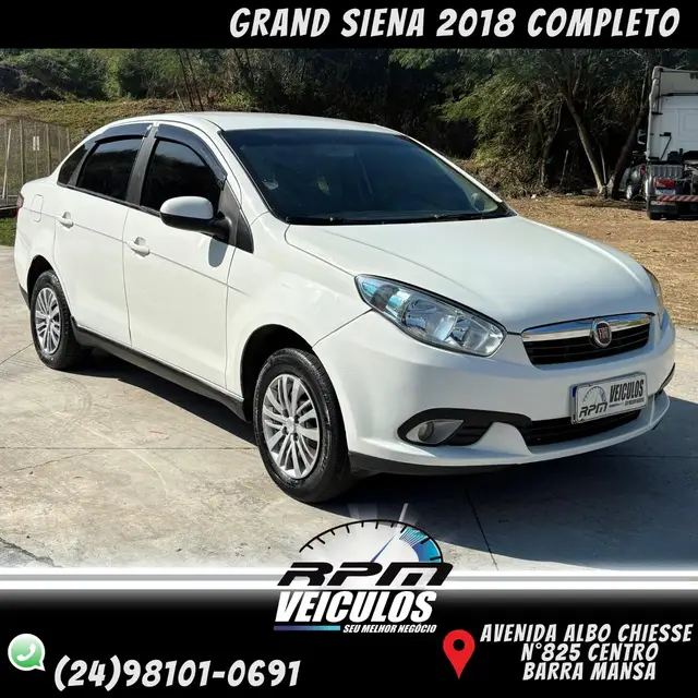 Carro Fiat Grand Siena 2018 Evo Attractive 1.4 8V (Flex)