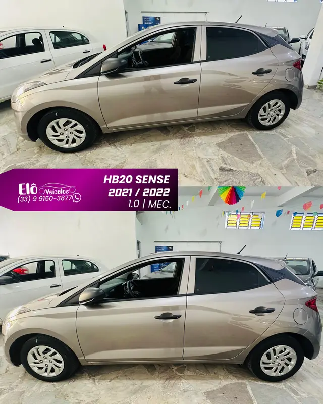 Carro Hyundai HB20 2022 1.0 Sense (Flex)