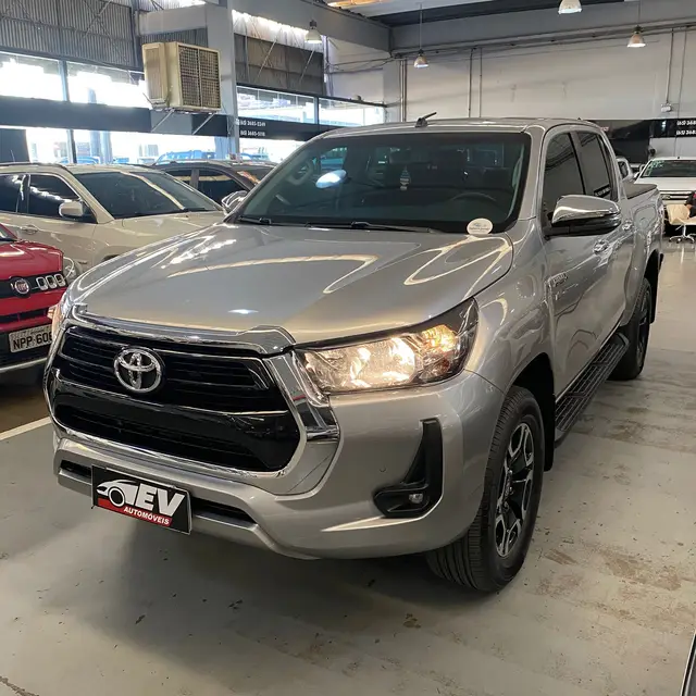 Carro Toyota Hilux Cabine Dupla 2021 SRV 2.7 CD 4x2 (Flex) (Aut)