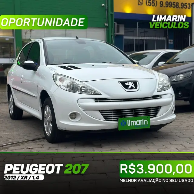 Carro Peugeot 207 2012 Hatch XR 1.4 8V (flex) 2p