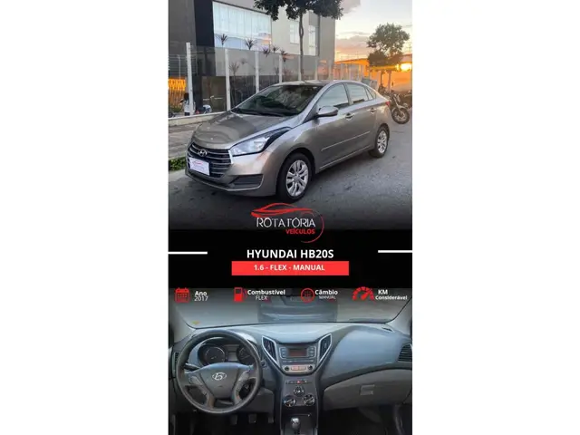 Carro Hyundai HB20S 2017 1.0 Comfort Plus (Flex)
