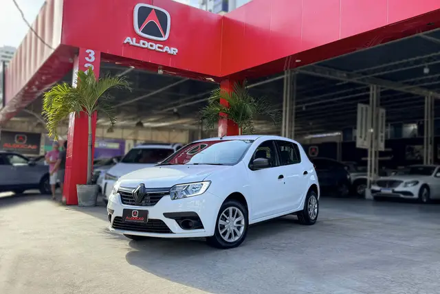 Carro Renault Sandero 2021 Life 1.0 12V SCe (Flex)