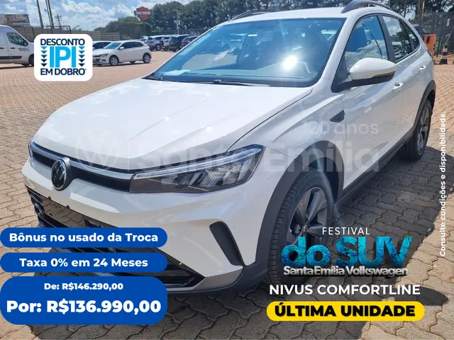 Carro Volkswagen Nivus 2026 Comfortline 200 TSI