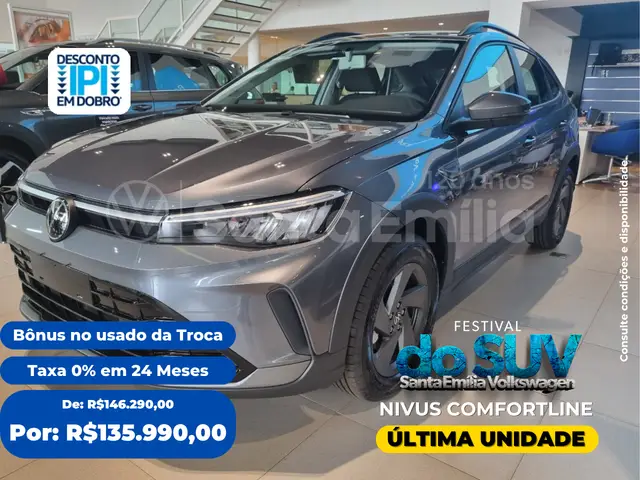 Carro Volkswagen Nivus 2026 Comfortline 200 TSI