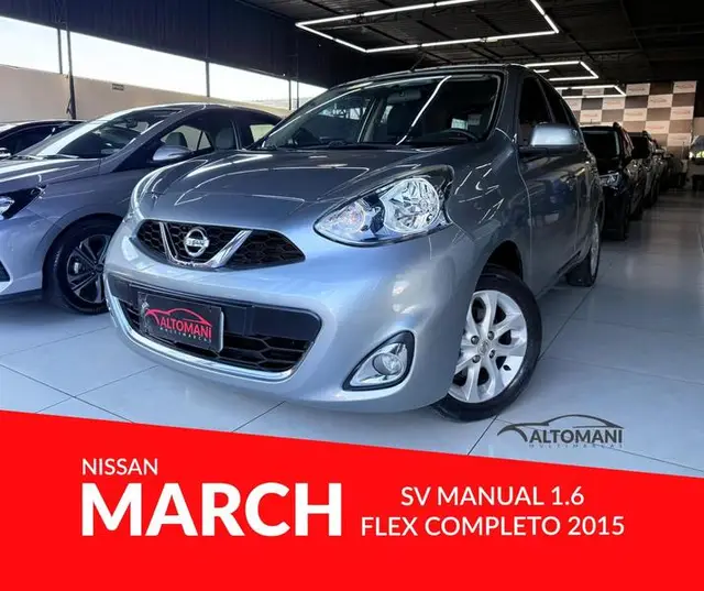 Carro Nissan March 2015 1.6 16V SV (Flex)