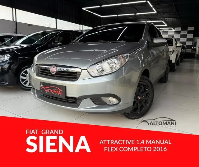 Carro Fiat Grand Siena 2016 Evo Attractive 1.4 8V (Flex)