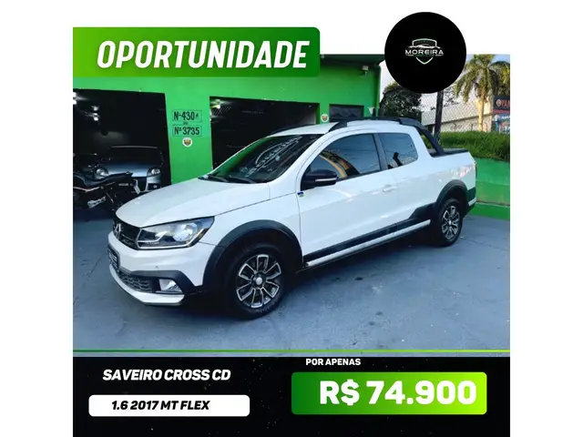 Carro Volkswagen Saveiro 2017 Cross 1.6 16v MSI CD (Flex)