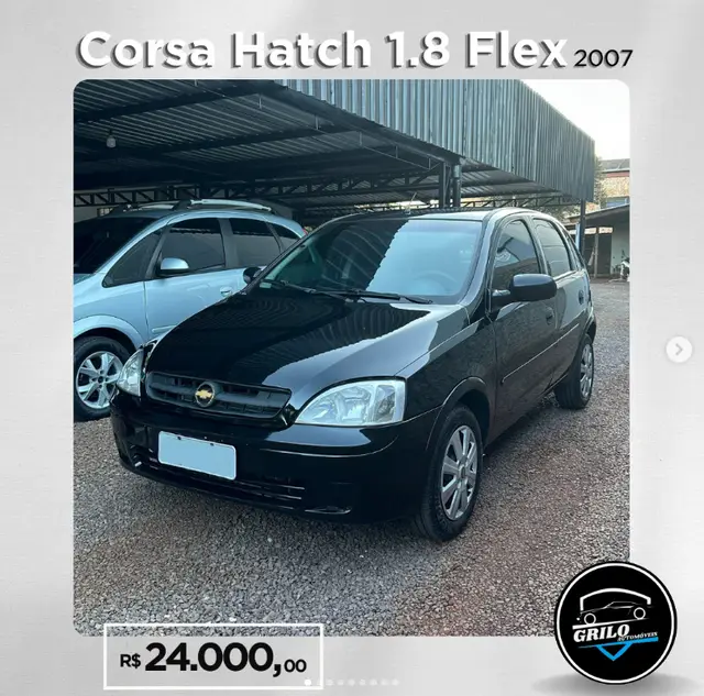 Carro Chevrolet Corsa Hatch 2007 Maxx 1.8 (Flex)