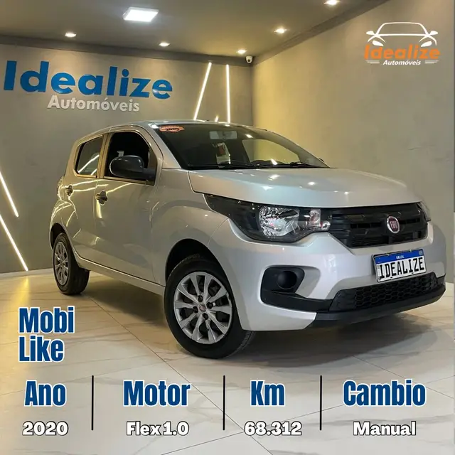 Carro Fiat Mobi 2020 Like 1.0 (Flex)