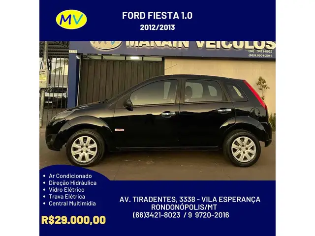 Carro Ford Fiesta Sedan 2013 1.0 (Flex)