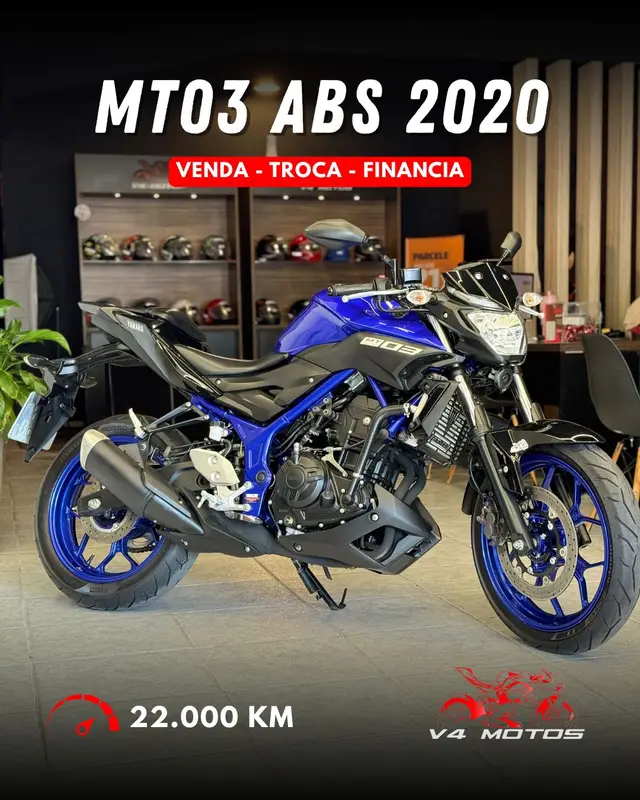 Moto Yamaha MT-03 2020 ABS