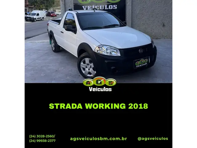 Carro Fiat Strada 2018 Hard Working 1.4 (Flex) (Cabine Simples)
