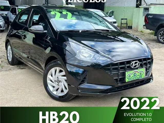 Carro Hyundai HB20 2022 Evolution Bluelink 1.0 (Aut.)