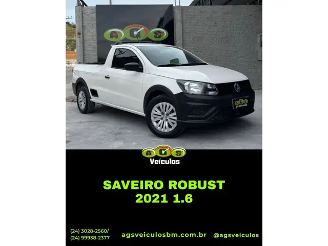 Carro Volkswagen Saveiro 2021 Robust 1.6 MSI CS (Flex)