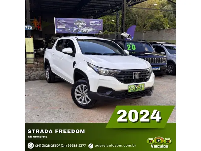 Carro Fiat Strada 2024 Freedom 1.3 Cabine Dupla