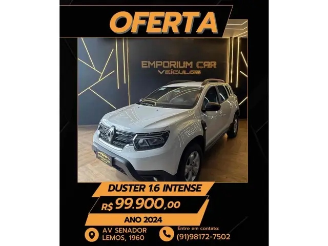Carro Renault Duster 2024 Intense 1.6 16V (Flex)