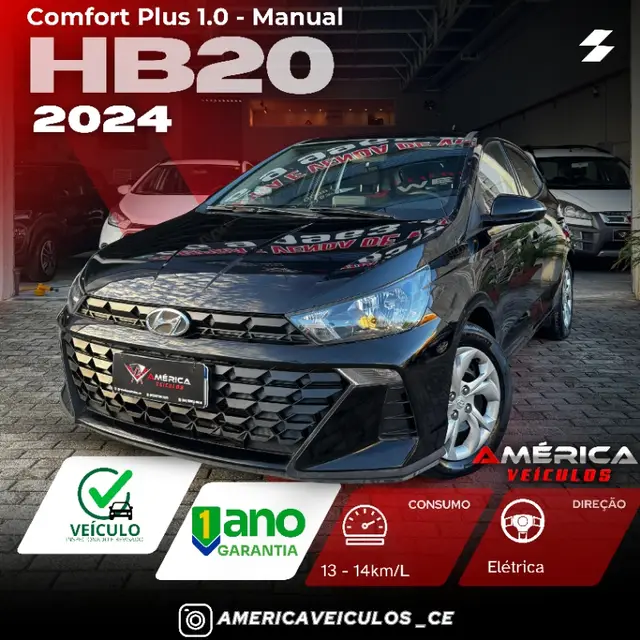 Carro Hyundai HB20 2024 Comfort 1.0 (Flex)