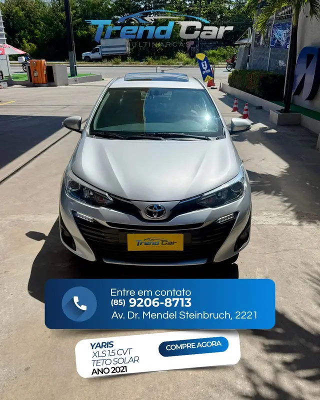 Carro Toyota Yaris Sedan 2021 1.5 XLS Connect CVT (Flex)