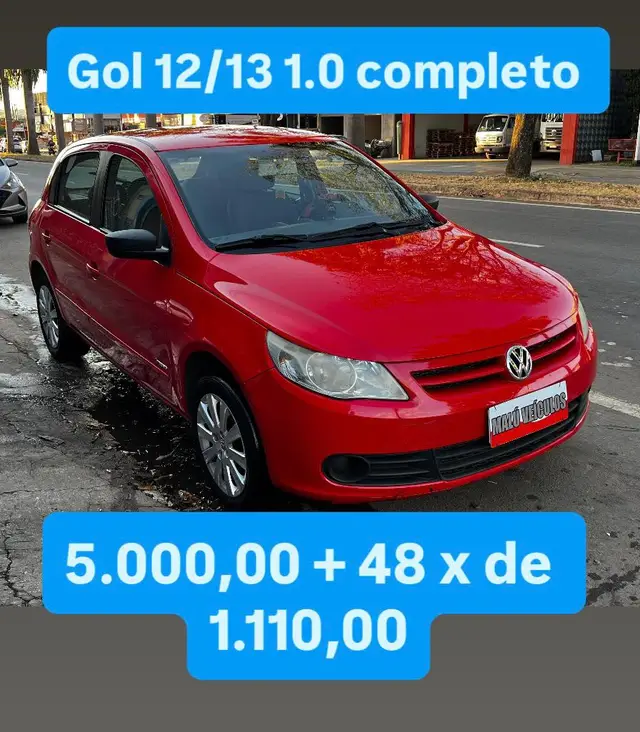 Carro Volkswagen Gol 2013 Novo  1.0 TEC (Flex) 4p
