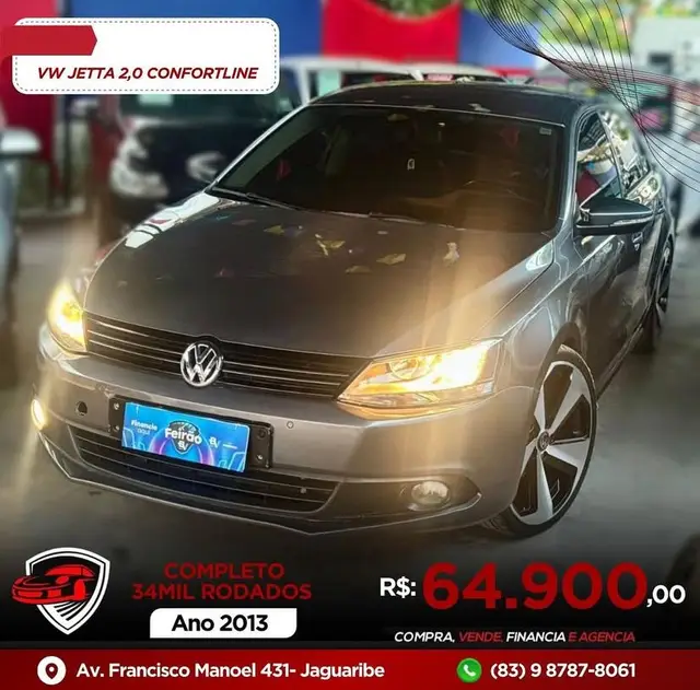 Carro Volkswagen Jetta 2013 2.0 Comfortline (Flex)