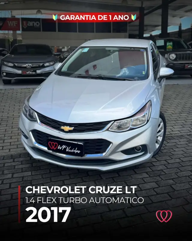 Carro Chevrolet Cruze 2017 LT 1.4 16V Turbo Ecotec (Aut) (Flex)