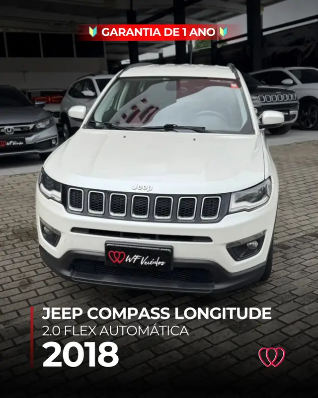 Carro Jeep Compass 2018 2.0 Longitude 4x2 (Aut) (Flex)