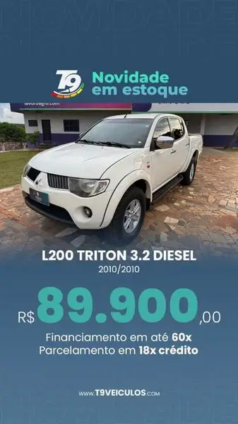 Carro Mitsubishi L200 Triton Sport 2010 L 200 Triton HPE 4x4 3.2 (cab. dupla)