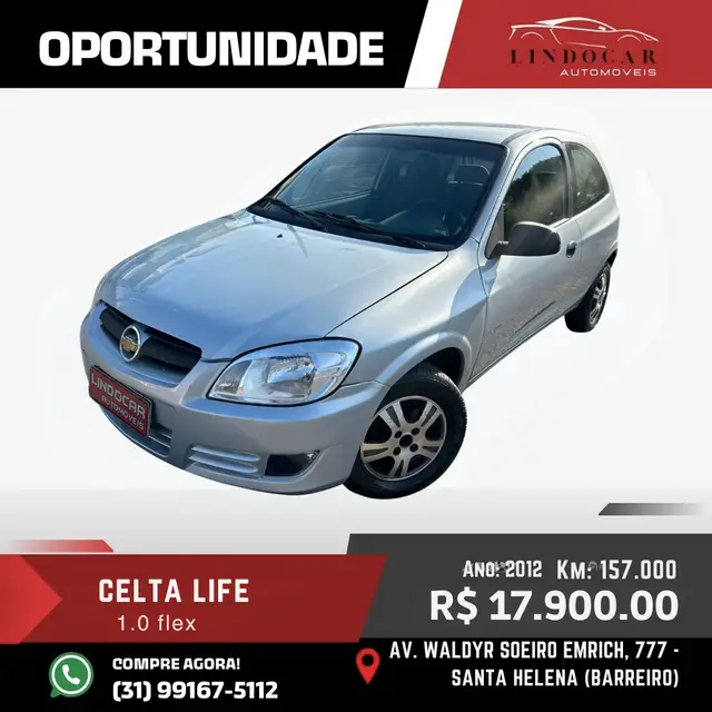 Carro Chevrolet Celta 2008 Life 1.0 VHC (Flex) 2p