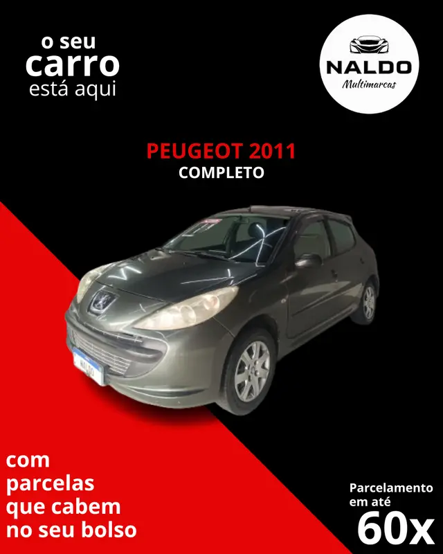 Carro Peugeot 207 2011 Hatch XR 1.4 8V (flex) 2p