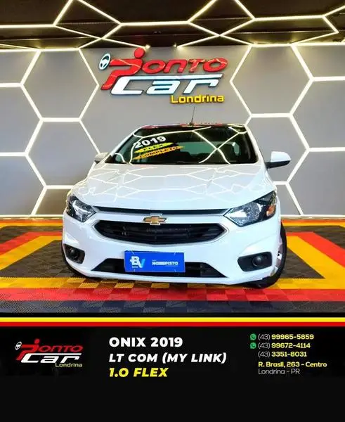 Carro Chevrolet Onix 2019 1.0 LT SPE/4